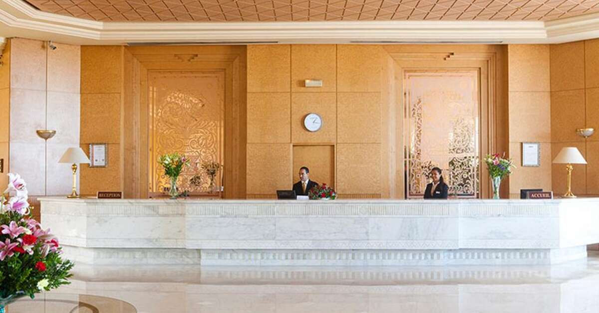 Een foto van het interieur van El Mouradi Hammamet Resort