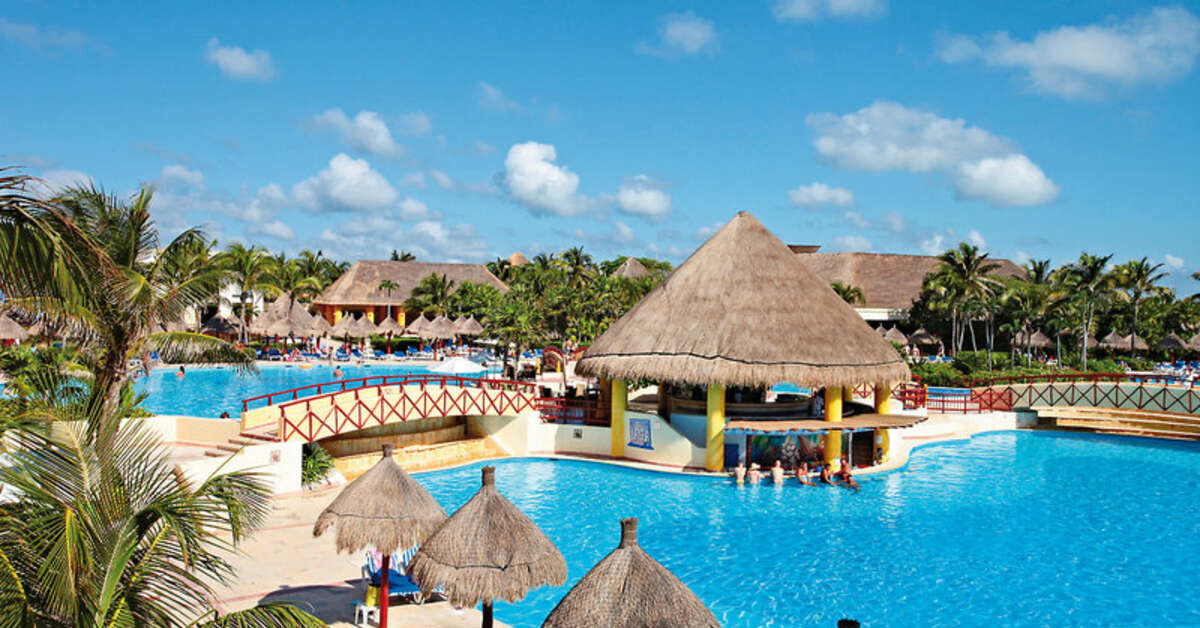 Een foto van een overzicht van Grand Bahia Principe Tulum