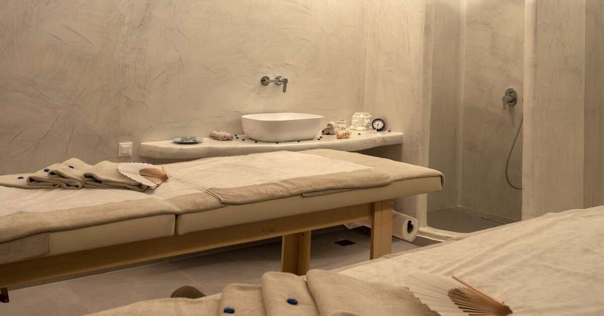 Een foto van de faciliteiten bij Acroterra Rosa Luxury Suites & Spa
