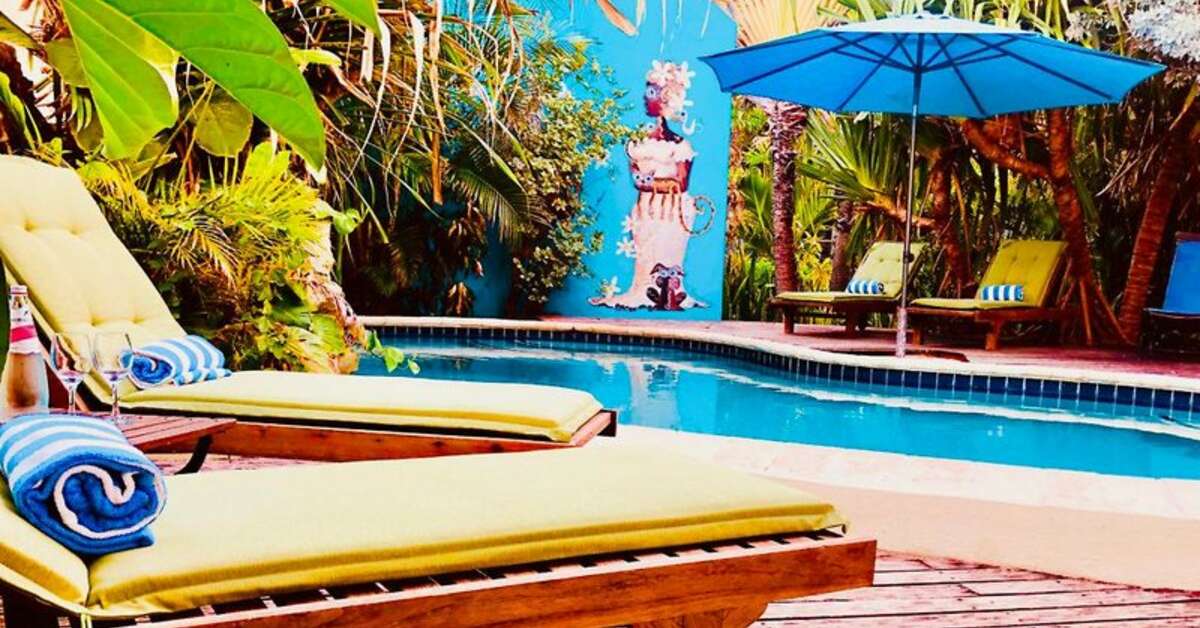 Een foto van een overzicht van Pietermaai Boutique Hotel