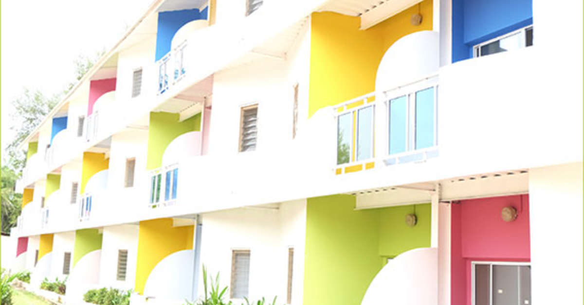 Een foto van de buitenkant van Palma Rima Hotel