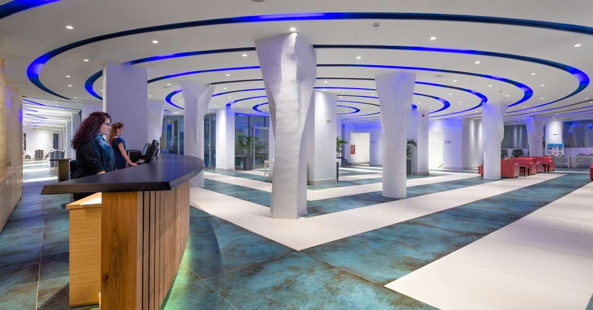 Een foto van het interieur van Lyttos Beach