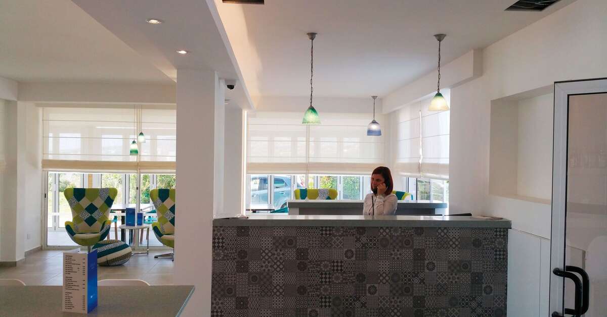Een foto van het interieur van Marica's Boutique Hotel