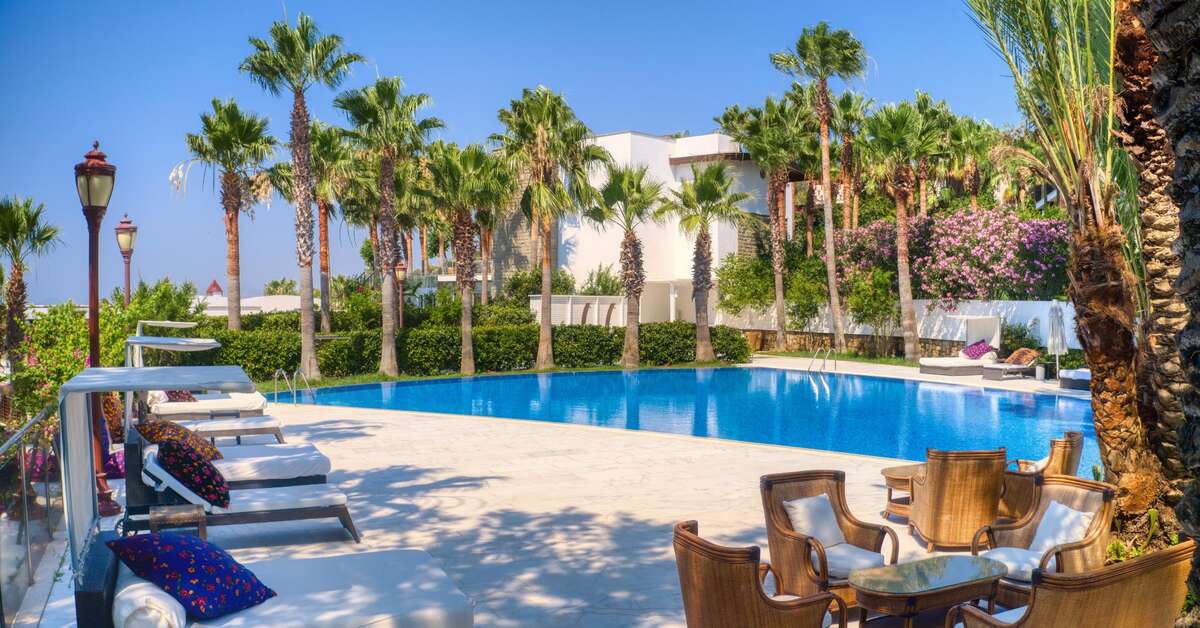 Ein Foto vom Pool im Hillstone Bodrum Hotel & Spa