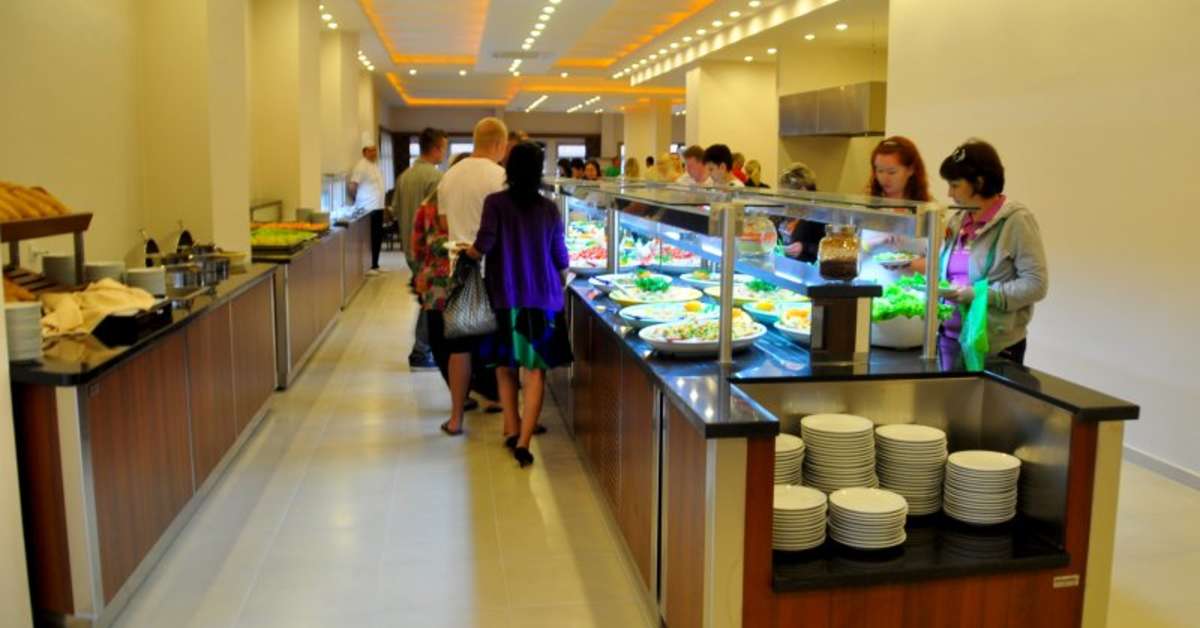 Een foto van de faciliteiten bij Blue Fish Hotel