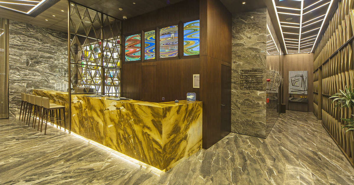Een foto van het interieur van Naz City Hotel Taksim