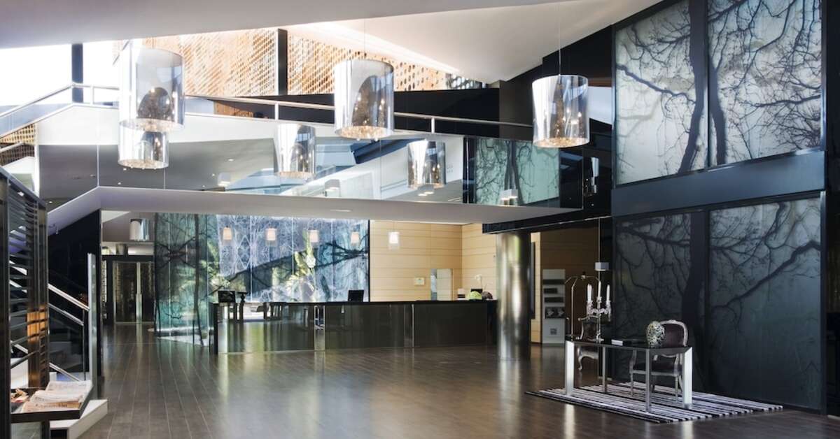 Een foto van het interieur van Eurostars Palace