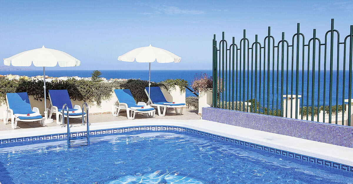 Ein Foto vom Pool im Apartments Bahia Playa