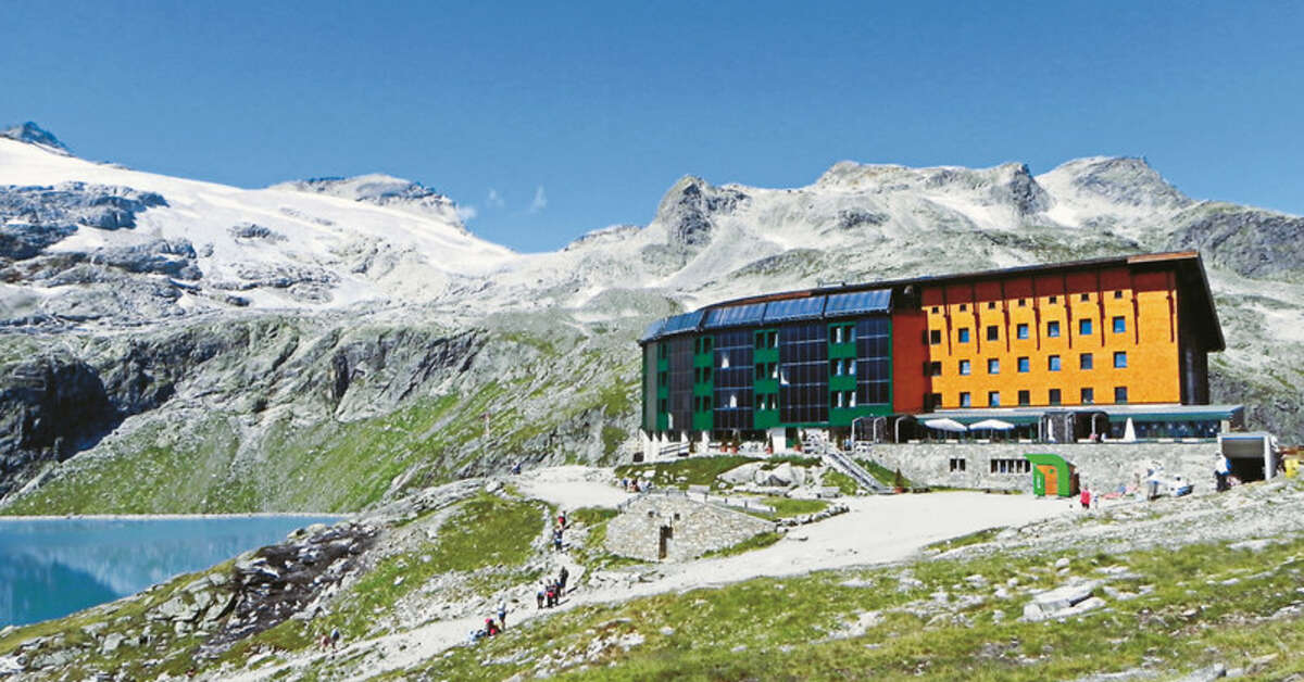 Een foto van een overzicht van Berghotel Rudolfshutte