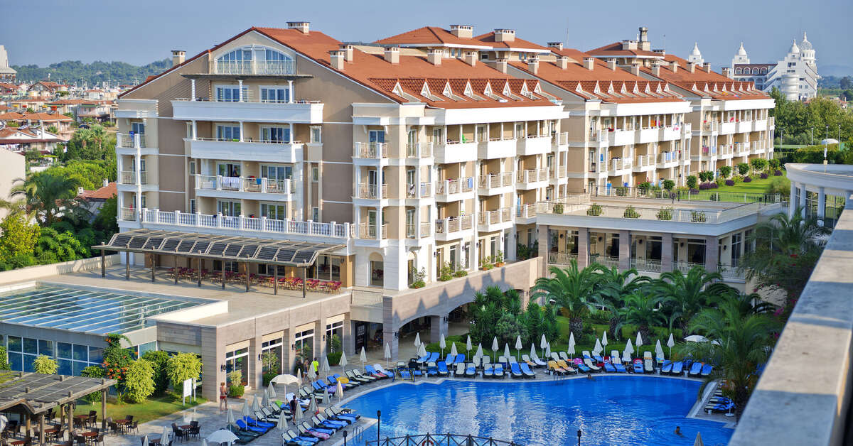 Ein Foto von einer Übersicht des Trendy Aspendos Beach