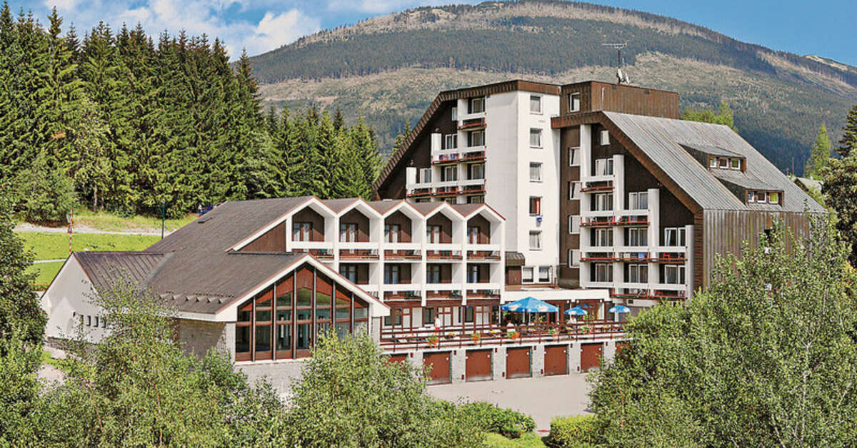 Een foto van een overzicht van Hotel Astra