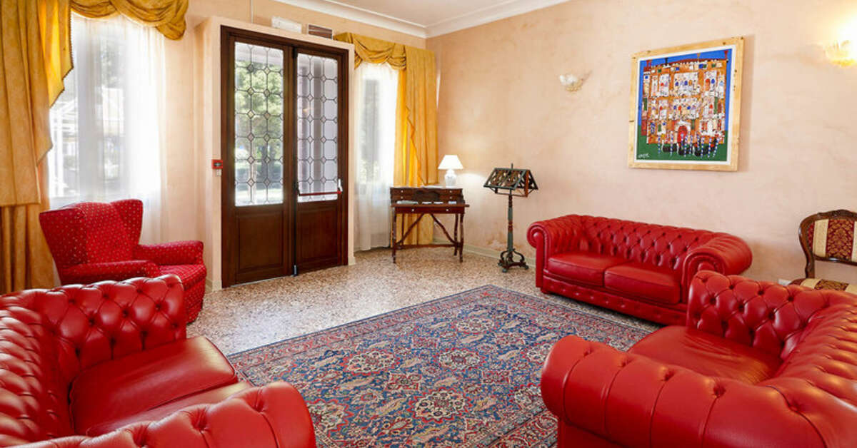 Een foto van het interieur van Villa Patriarca Hotel