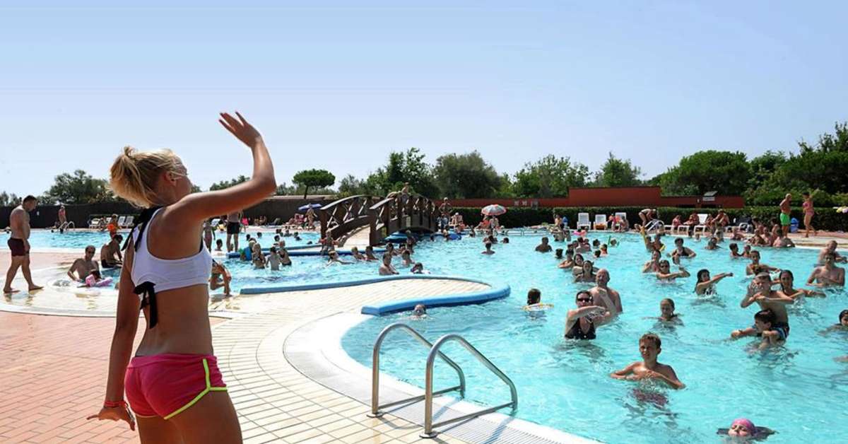 Een foto van het zwembad bij Camping Spiaggia e Mare