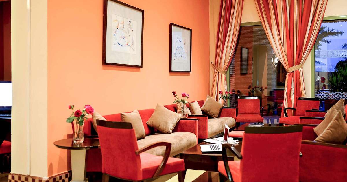 Een foto van het interieur van Ibis Marrakech Palmeraie