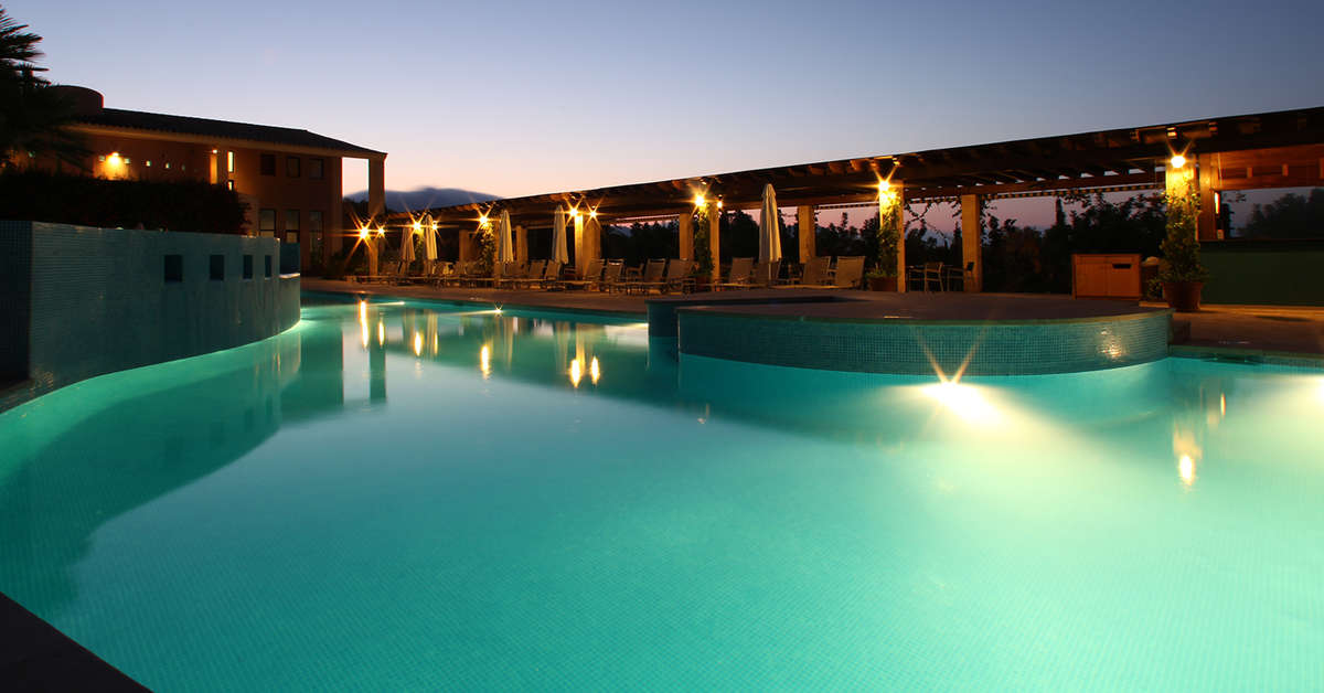 Ein Foto vom Pool im Pula Suites Boutique Resort