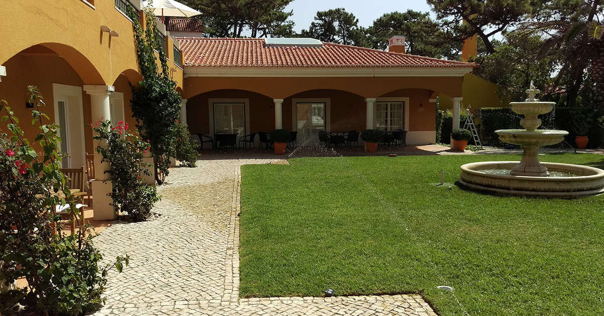 Een foto van het terras bij Hotel Senhora da Guia