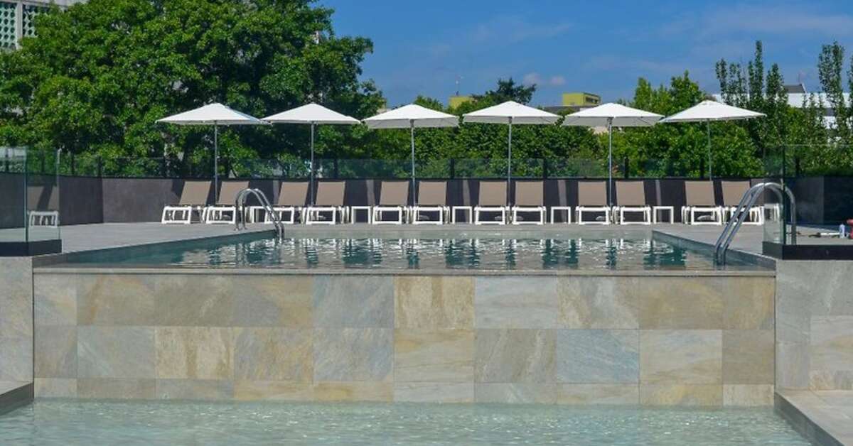 Een foto van het zwembad bij Premium Chaves Aquae Flaviae