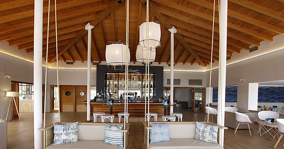 Een foto van het interieur van BG Hotel Rei del Mediterrani Palace