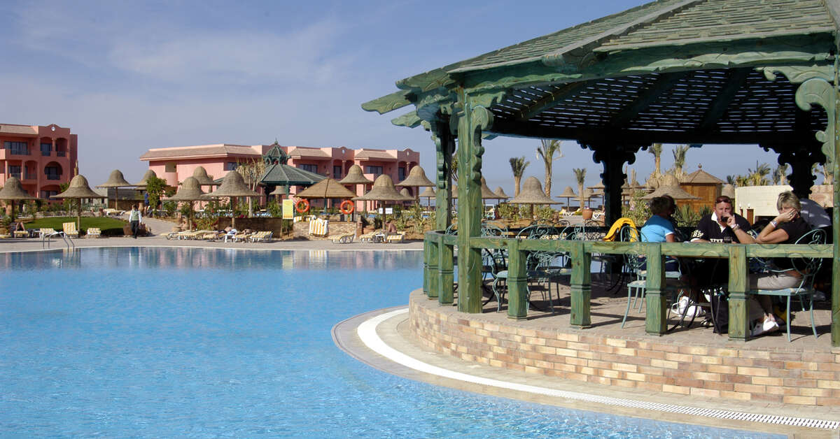 Een foto van het zwembad bij Parrotel Aquapark Resort