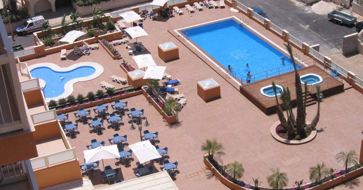 Een foto van een overzicht van Poseidon La Manga Hotel & Spa