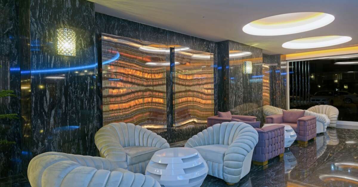 Een foto van de buitenkant van Hotel Asia Beach