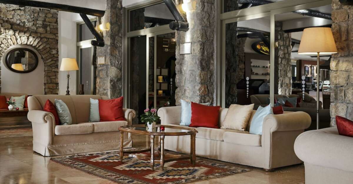 Een foto van het interieur van Marti Resort