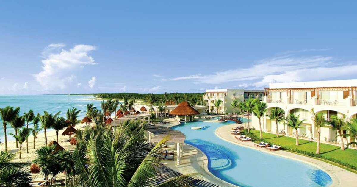 Een foto van het zwembad bij Dreams Tulum Resort & Spa