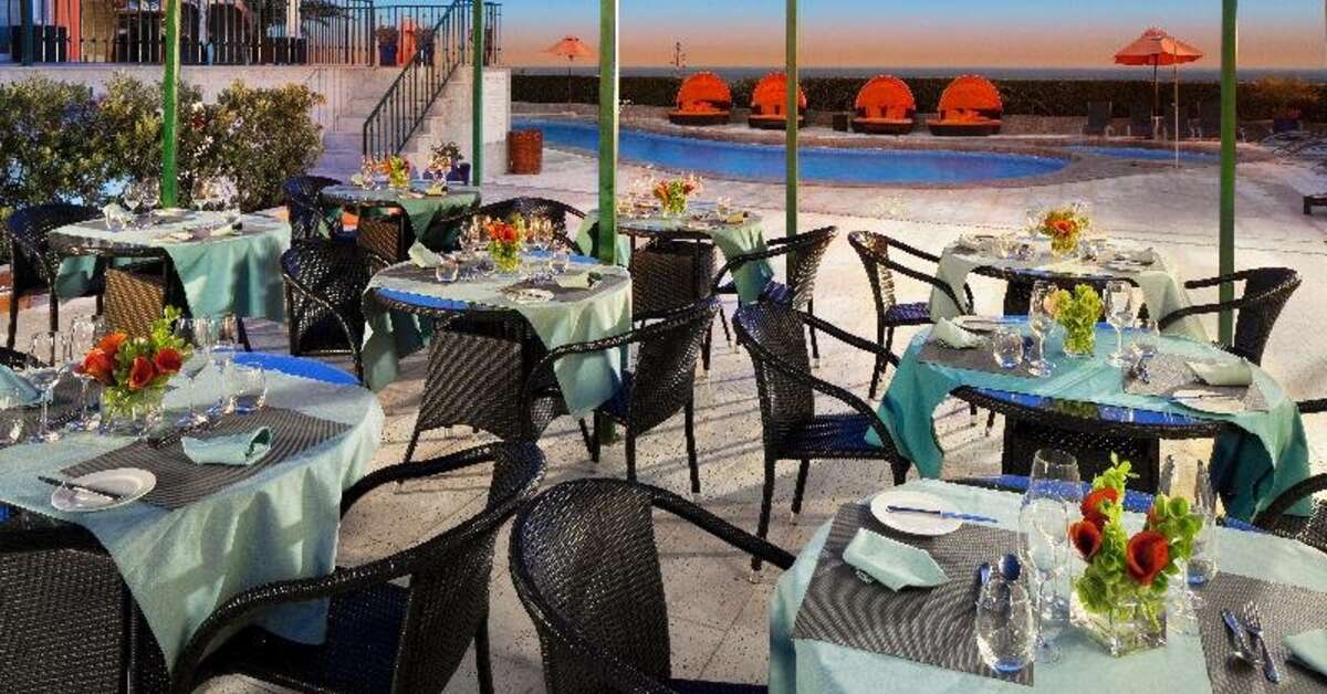 Een foto van het terras bij Hotel Senhora da Guia