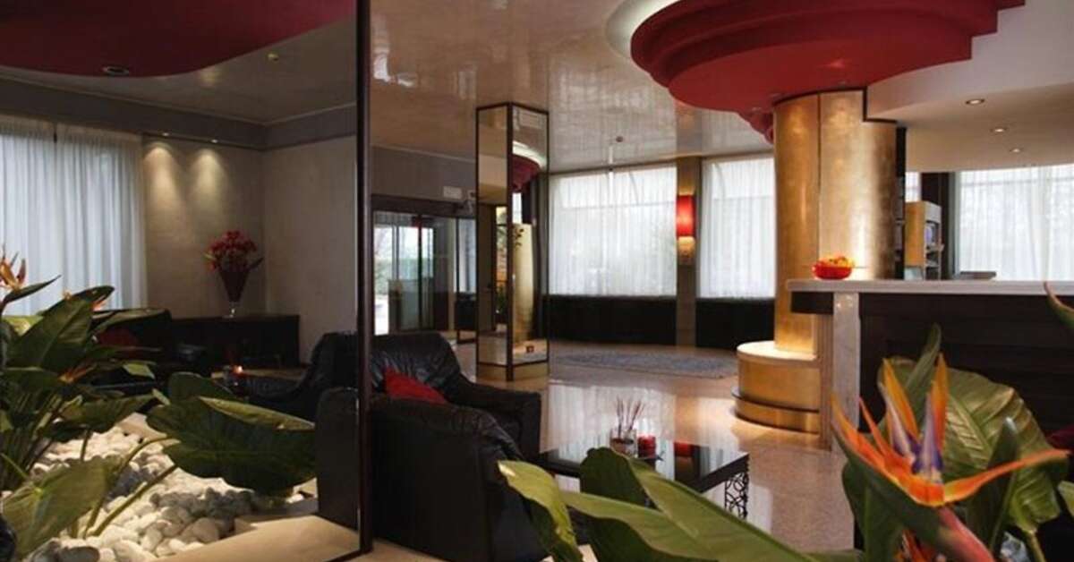 Een foto van het interieur van Antony Hotel Venice Airport