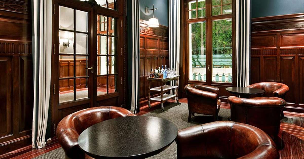 Een foto van het interieur van Hotel 1898