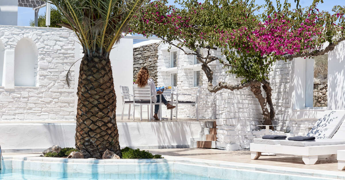 Een foto van Mr & Mrs White Paros