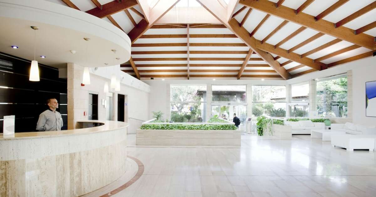 Een foto van het interieur van Aparthotel Playa Mar & Spa