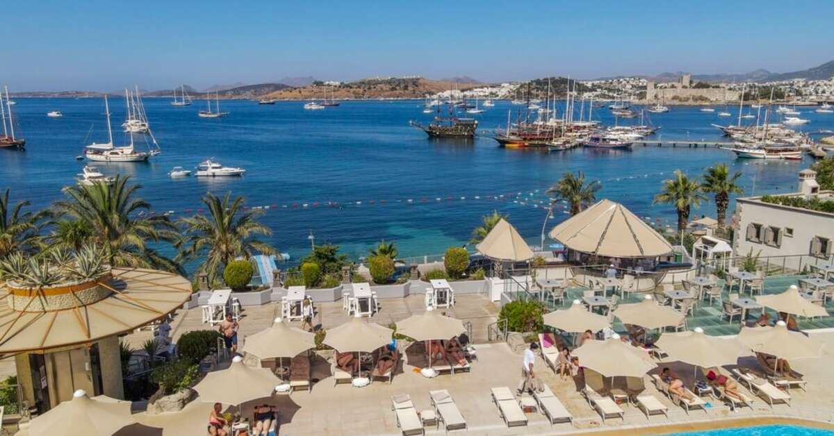 Een foto van het zwembad bij Diamond of Bodrum