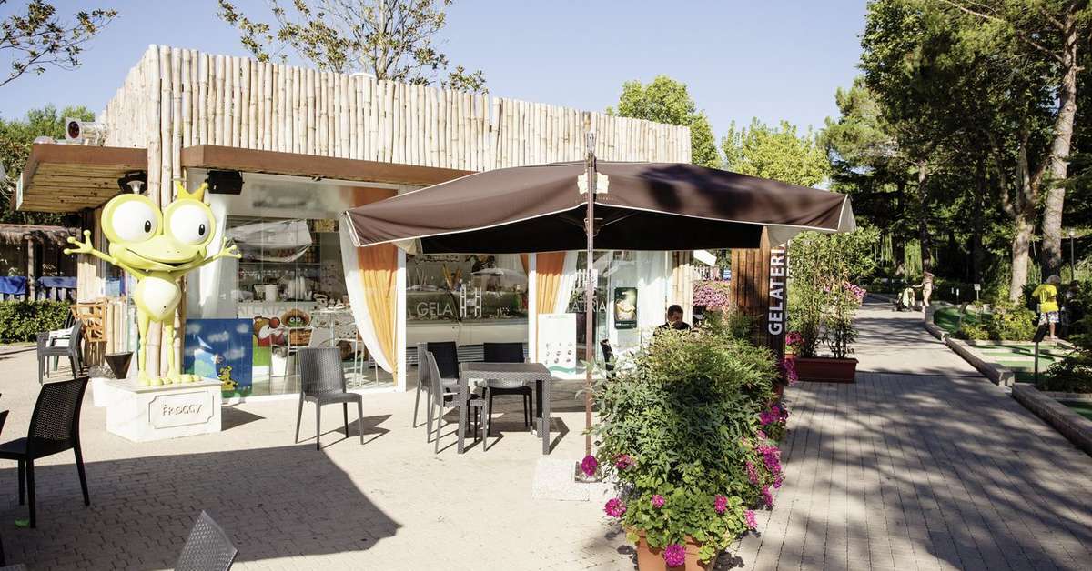 Een foto van de faciliteiten bij Camping Altomincio