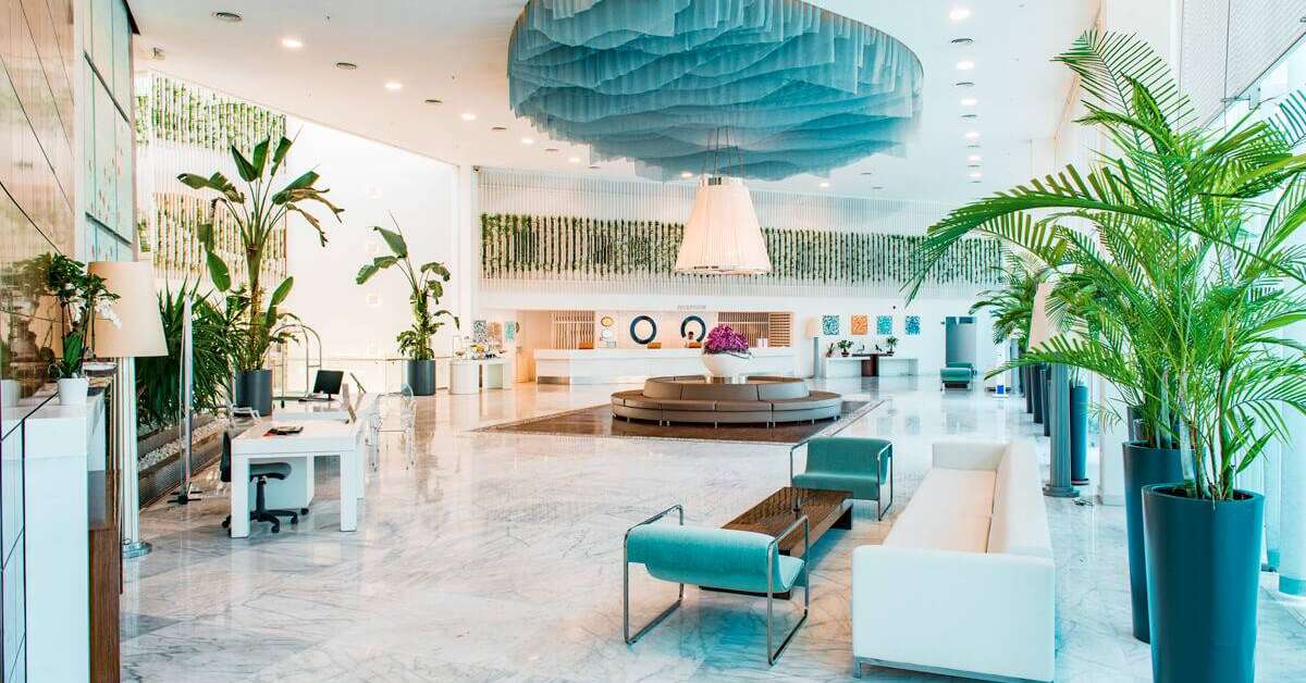 Een foto van het interieur van Hotel Baia Bodrum