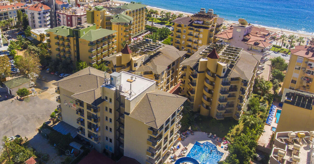 Ein Foto vom Pool im Kleopatra Royal Palm