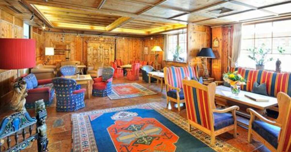 Een foto van het interieur van Hotel Zur Dorfschmiede