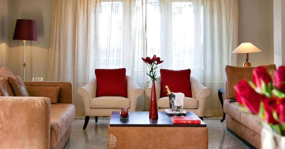 Een foto van het interieur van Sofitel Marrakech Lounge & Spa & Palais Imperial