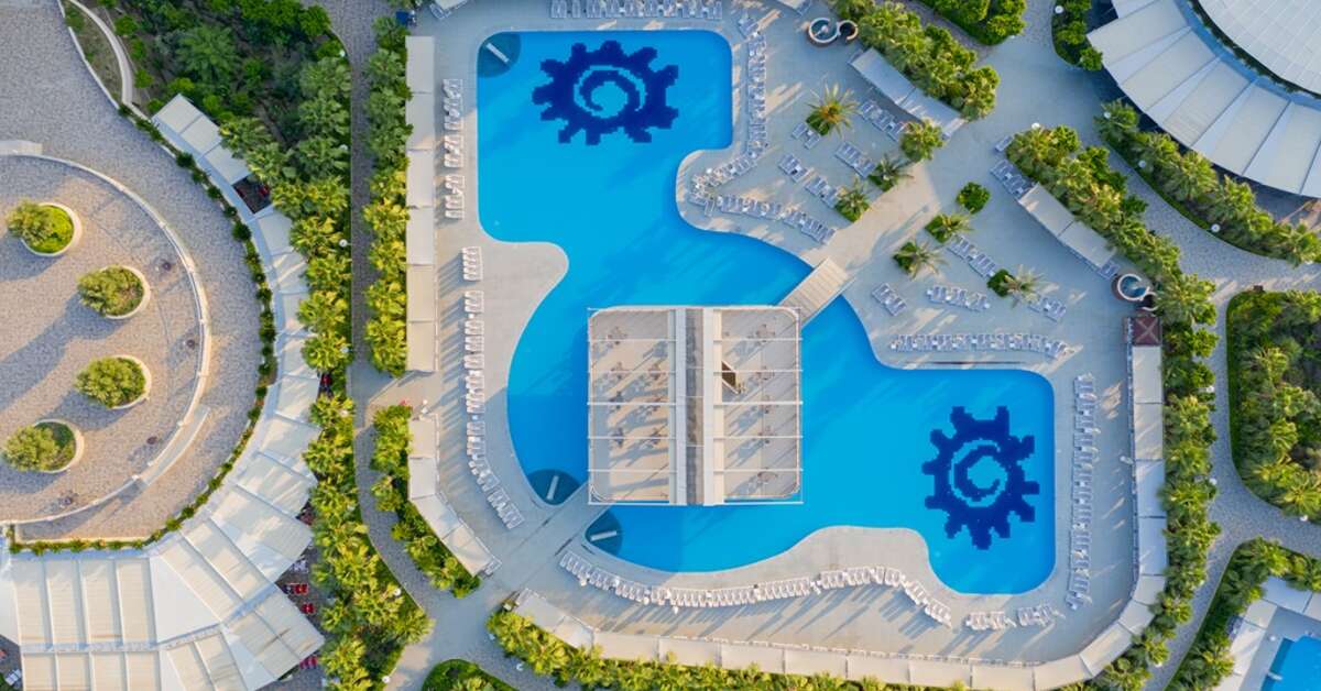 Een foto van het zwembad bij Sunmelia Beach Resort & Spa