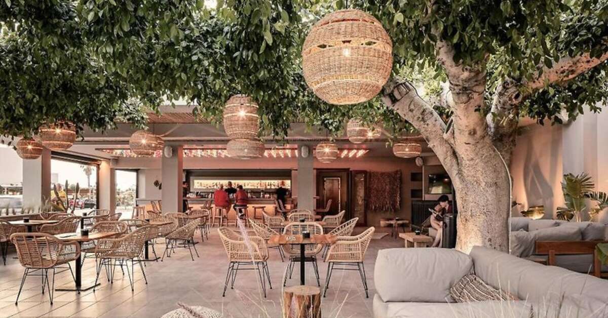 Een foto van het terras bij Ananea More Meni Kos