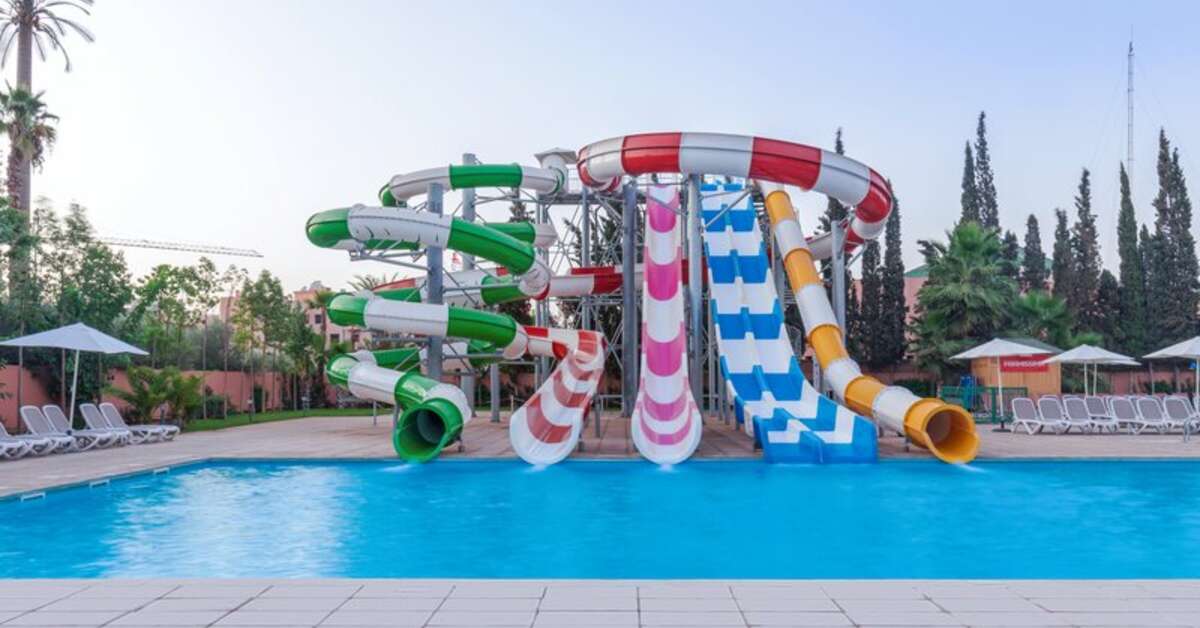 Een foto van het zwembad bij Rose Aqua Parc Hotel
