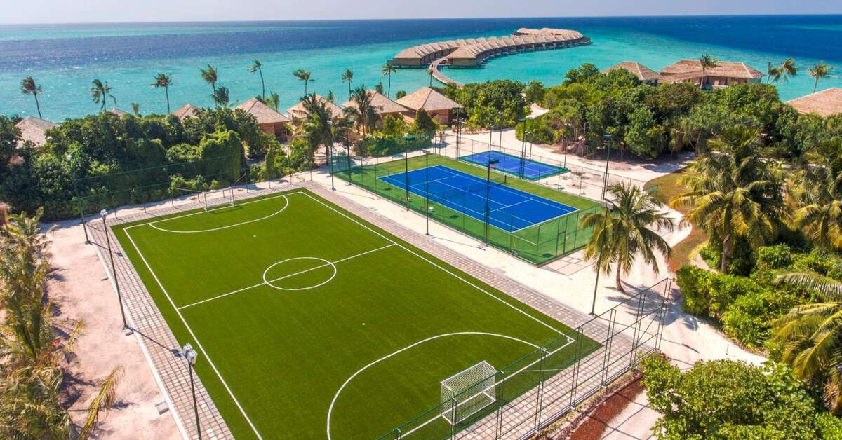 Een foto van de faciliteiten bij Hurawalhi Island Resort
