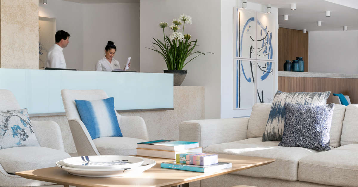 Een foto van het interieur van Adriana Hvar Spa Hotel