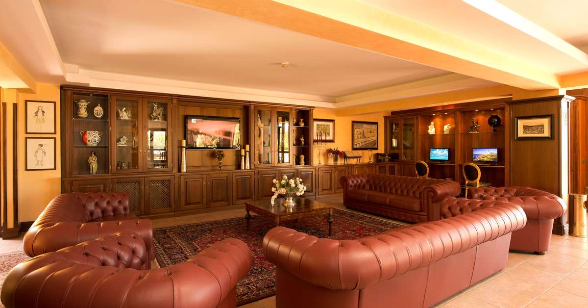 Een foto van het interieur van Baia di Ulisse Wellness & Spa