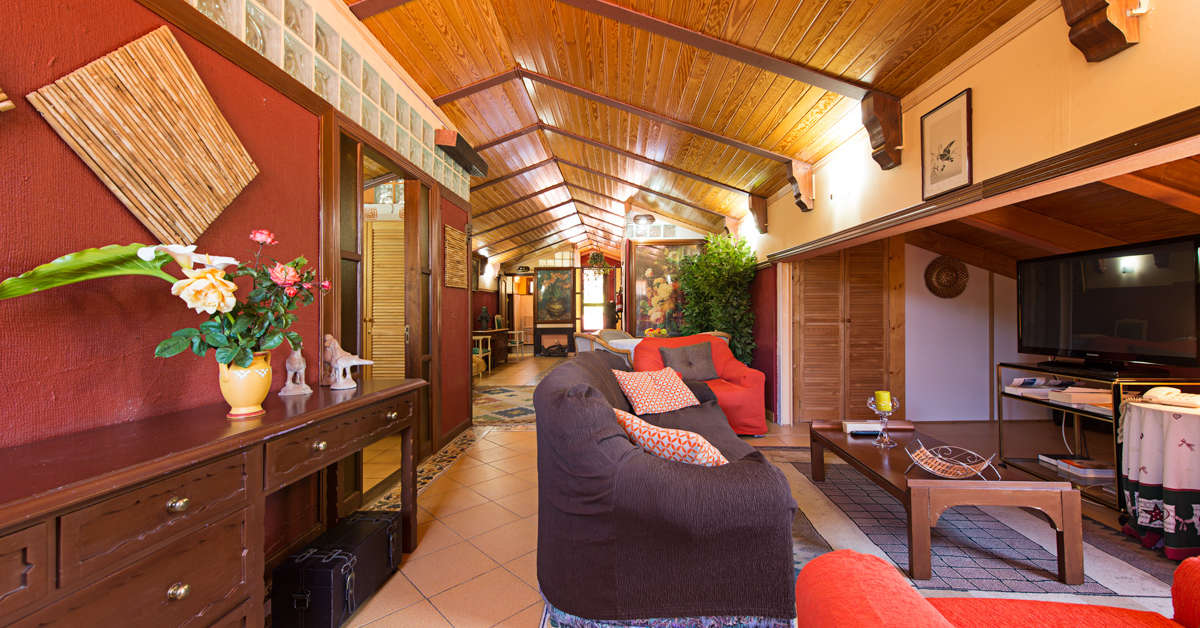 Een foto van het interieur van Hotel Rural El Refugio