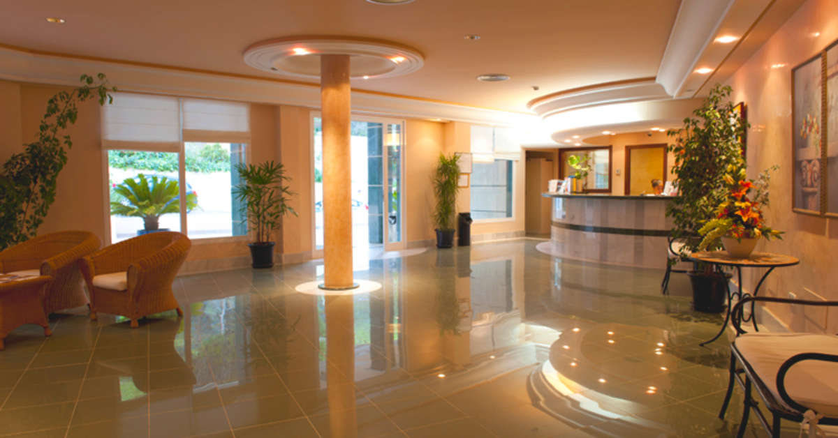 Een foto van het interieur van Aparthotel Blau Parc
