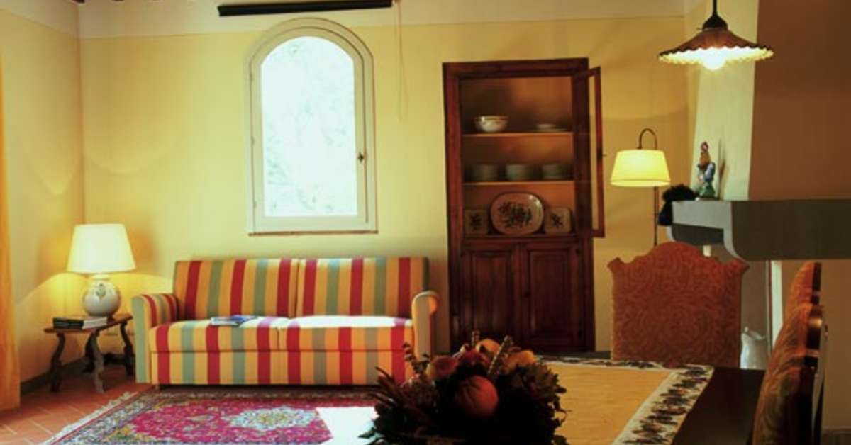 Een foto van het interieur van Borgo Della Meliana