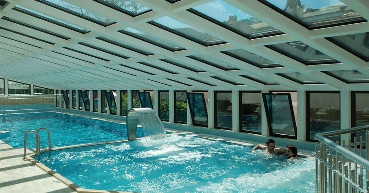 Een foto van het zwembad bij Hotel Aqua