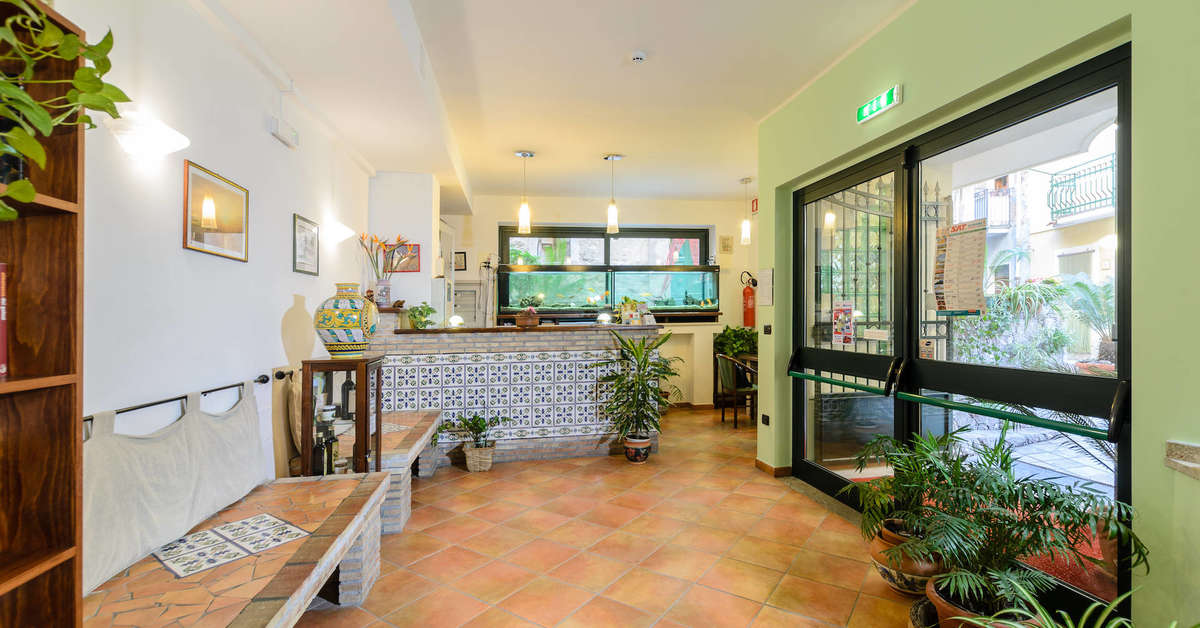 Een foto van het interieur van Residence Le Tartarughe