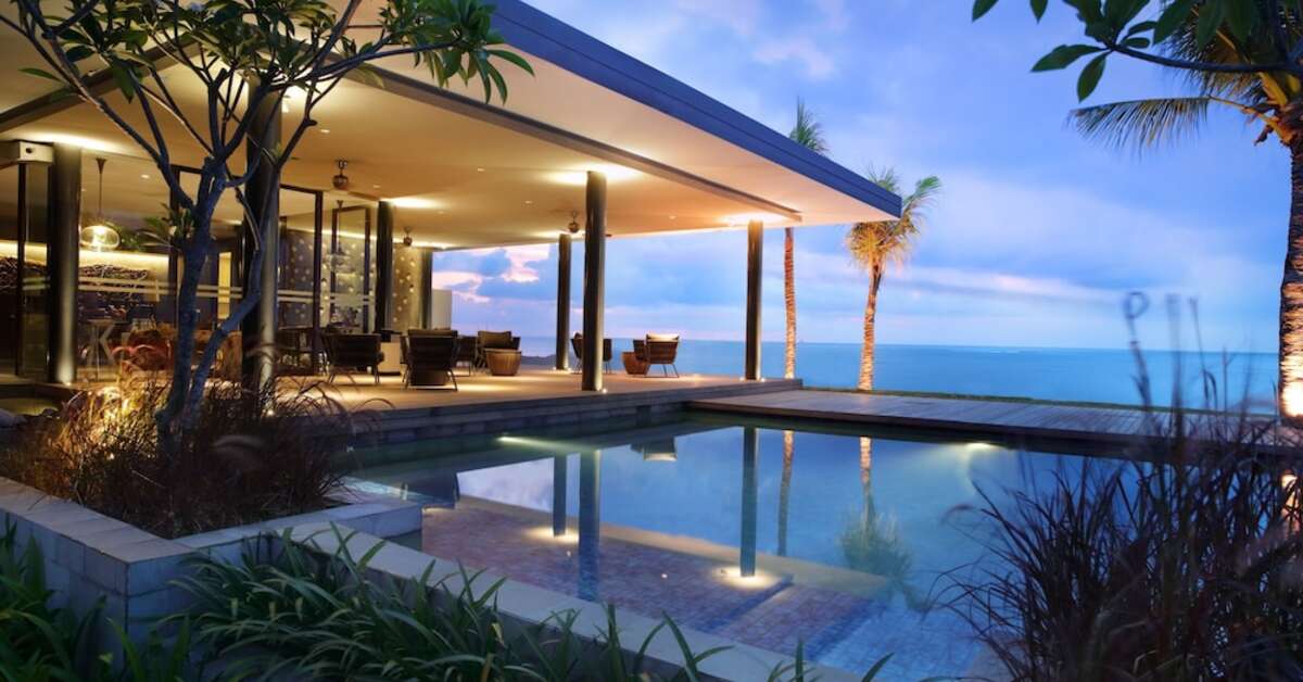 Een foto van het zwembad bij The Anvaya Beach Resort Bali